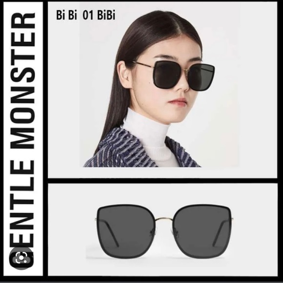 Authentic Gentle Monster Sunglasses - Flatba Bi Bi 01 (Unisex) - Picture 6 of 7